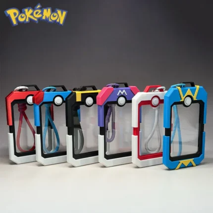 Pokemon Poke Ball Card Holder Gaming Card Display Case for Pokemon Board Game ID Trading Folder Photo Pouch Kit Protection Cover