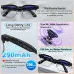 W630 2026 New Model Artificial Intelligence Smart Glasses 4K 8 Million Pixels HD Camera 1080P Video Over 100 Languages Translati - Image 5