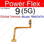 For Realme 9 Pro Plus 9pro+ 9i 9SE 9 Speed 4G 5G On OFF Power Volume Button Switch Keys Flex Cable Parts - Image 2