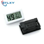 Micro LCD digital thermometer hygrometer indoor convenience temperature sensor hygrometer instrument with cable - Image 5