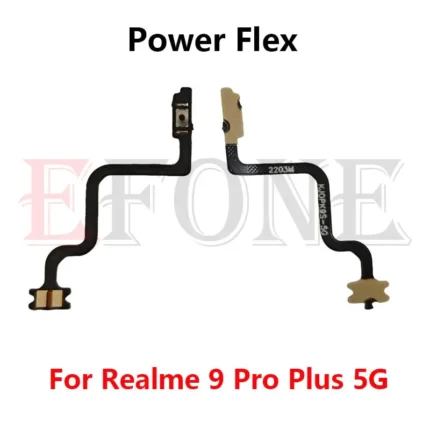 For Realme 9 9i Pro Plus SE Speed 4G 5G On OFF Power Volume Button Switch Keys Flex Cable Parts
