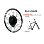 Ebike 72V 5000W 24”26”27.5" 29”700C MTX39 Rear Wheel Conversion Kits with 100A Controller Wheel dropout: 150mm - Image 2