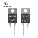 40 50 60 70 80 90 100 DegC NC Normally Closed NO Normally Open 1.5A Thermal Switch Temperature Sensor Thermostat KSD-01F JUC-31F - Image 2