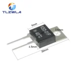 40 50 60 70 80 90 100 DegC NC Normally Closed NO Normally Open 1.5A Thermal Switch Temperature Sensor Thermostat KSD-01F JUC-31F - Image 5