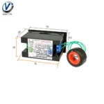 AC 50-300V 10A 100A LCD Digital Panel Wattmeter Energy Power Meter Voltage Voltmeter Current Ammeter Frequency Indicator 450V - Image 6
