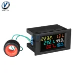 AC 50-300V 10A 100A LCD Digital Panel Wattmeter Energy Power Meter Voltage Voltmeter Current Ammeter Frequency Indicator 450V - Image 5