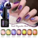 Fruit Cat Magnetic Gel Nail Polish Glass Beads Effect Gardient Glitter Semi Permanent Soak Off UV Gel Varnish Manicure Nail Art - Image 5