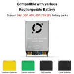 Step-Up MPPT Solar Controller Booster 450W 12A Digital Display Charging 9V-60V Input for 12V-120V Lithium Lead-Acid - Image 5