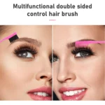 3Pcs Slick Back Hair Brush Set Teasing Hair Brush Triple Teasing Comb Rat Tail Combs Edge Brush Hair Tail Tools Braid Tool Loop - Image 3