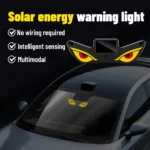 Monster Eye Antenna Flash Light Solar Car Decoration Demon Light Universal Roof Anti-Rear-End Demon Eye Modification - Image 3