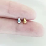 G23 Titanium Flowers Push In Labret 16G 18G 20G Water Drop Threadless Lip Butterfly Piercing Tragus Stud Earring Body Jewelry - Image 4