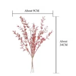 13.39 Inch Artificial Eucalyptus Silver Dollar Leaf INS Style Faux Plant for Home Wedding Decoration - Image 4
