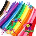Wholesale Colorful Big Pipe Cleaners for Crafts Diy Plush Stem Creative Hobby File De Chenille Pipecleaners 500-100pcs - Image 3