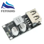 USB QC3.0 QC2.0 USB DC-DC Buck Converter Charging Step Down Module 6-32V 9V 12V 24V to Fast Quick Charger Circuit Board 5V - Image 3
