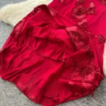 2026 Long Dress Women Sling Dresses Red Gown Vestidos Y2k Streetwear V Neck Sleeveless Floral Elegant Party Night Sexy Evening - Image 6