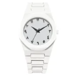 New Fashionable Men's Watch Simple Black Male Quartz Watches Arabic digital Casual Drip Oil Strap - Image 3