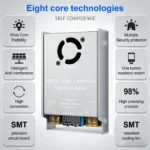 Step-Up MPPT Solar Controller Booster 450W 12A Digital Display Charging 9V-60V Input for 12V-120V Lithium Lead-Acid - Image 3