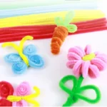 Wholesale Colorful Big Pipe Cleaners for Crafts Diy Plush Stem Creative Hobby File De Chenille Pipecleaners 500-100pcs - Image 5