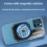 1Pcs Mobile Phone Cooling Plate Compatible Magnetic/ Back-clip Radiator Universal Mini Game Cooler Expand Area Radiating Sticker - Image 2