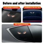 Monster Eye Antenna Flash Light Solar Car Decoration Demon Light Universal Roof Anti-Rear-End Demon Eye Modification - Image 2