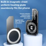 1Pcs Mobile Phone Cooling Plate Compatible Magnetic/ Back-clip Radiator Universal Mini Game Cooler Expand Area Radiating Sticker - Image 3