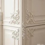 PU French Ceiling Medallion Crown Molding Kit Floral Ceiling Rose Corner Wall Trim Polyurethane Ceiling Molding for Villa Home - Image 6