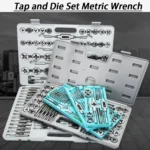 12/20PCS Tap and Die Set Metric Wrench Cut M3-M12 Hand Threading Tool Tungsten Carbide Tap Die Screw Thread Making Tool Bit Set - Image 4