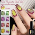 Fruit Cat Magnetic Gel Nail Polish Glass Beads Effect Gardient Glitter Semi Permanent Soak Off UV Gel Varnish Manicure Nail Art - Image 4