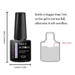 MEET ACROSS 7ml Pink Series Gel Nail Polish Glitter Colorful Summer Spring Semi-Permanent Nail Art Gel Varnish Nails Manicure - Image 6