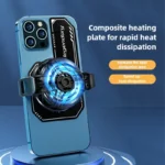 1Pcs Mobile Phone Cooling Plate Compatible Magnetic/ Back-clip Radiator Universal Mini Game Cooler Expand Area Radiating Sticker - Image 6