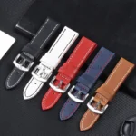 Vintage Leather Watch Band for Omega Strap for Seiko Belt 18mm 20mm 22mm 24mm Wristband Army Sport Men's Bracelet For Smartwatch - Image 5