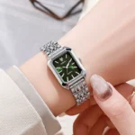 Top Brand Simple Square Quartz Watches Women Luxury Stainless Steel Strap Wristwatch Student Clock Gifts Dropshipping Relojes - Image 2