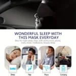 Eye Mask for Sleeping 3D Contoured Cup Blindfold Concave Molded Night Sleep Mask Block Out Light with Women Men - Image 2