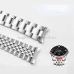 316L Solid Stainless Steel Strap for Seiko SKX009 Jubilee Bracelet Curved End Men Watch Accessory 18mm 19mm 20mm 21mm 22mm 24mm - Image 3