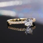 Classic Wedding Band Finger Ring for Female 925 Sterling Silver High Class AAA Zircon Stones Charming Party Jewellery - Image 4
