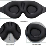 Eye Mask for Sleeping 3D Contoured Cup Blindfold Concave Molded Night Sleep Mask Block Out Light with Women Men - Image 3