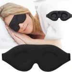 Eye Mask for Sleeping 3D Contoured Cup Blindfold Concave Molded Night Sleep Mask Block Out Light with Women Men