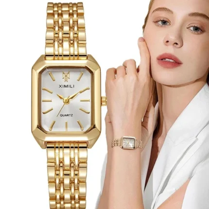 Top Brand Simple Square Quartz Watches Women Luxury Stainless Steel Strap Wristwatch Student Clock Gifts Dropshipping Relojes