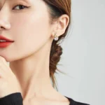 925 Silver Needle Korean Fashion Zircon Geometric Earrings For Women Jewelry 2026 Trending Luxury Crystal Cross Stud Earrings - Image 6