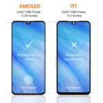 6.39" Amoled Screen for Xiaomi Mi 9 Lite LCD Display Digital Touch Screen Assembly with Frame for Mi CC9 Replacement M1904F3BG - Image 2