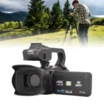 4K HD Video Cameras for Photography 64MP WiFi Livestream Webcam Camcorder 18X Digital Zoom Vlog Recording Camera for YouTube - Image 3