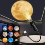 ゆ5V USB Plug In Planet Projection Lamp Indoor Ceiling Decoration Atmosphere Light Starry Sky Lamp Night Light Galaxy Projector