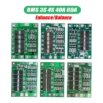 Smart BMS 3S 4S 40A 60A 12V 48V18650 Li-ion Lithium Battery Charger Protection Balance Board With Balancers Equalizer