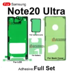 Full Set Sticker For Samsung Galaxy Note 20 Ultra Front LCD Back Battery Adhesive Glue Note20 Note20U Replacement Repair Part - Image 6