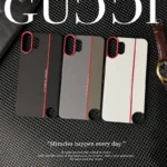 For Nothing CMF Phone 2 Pro Case Fashion PU Plain Leather Colored Splicing Ultra-thin Cover for Nothing CMF Phone2 Pro - Image 6