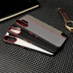 For Nothing CMF Phone 2 Pro Case Fashion PU Plain Leather Colored Splicing Ultra-thin Cover for Nothing CMF Phone2 Pro - Image 5
