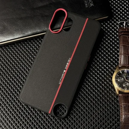 For Nothing CMF Phone 2 Pro Case Fashion PU Plain Leather Colored Splicing Ultra-thin Cover for Nothing CMF Phone2 Pro