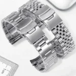 Luxury Solid Stainless Steel Band 18mm 19mm 20mm 21mm 22mm 23mm 24mm 26/28/30mm Strap for Seiko Curved Belt Watch Accessories - Image 5