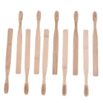 10pcs/oral Health Low Carbon Environmental Protection Bamboo Charcoal Toothbrush - Image 5